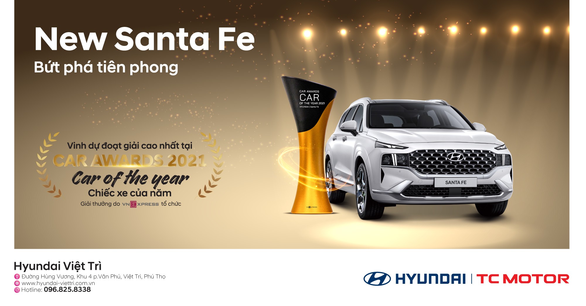 Hyundai Santa Fe - Quán quân ''Ô tô của năm'' do Báo điện tử VnExpress tổ chức